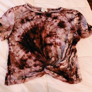 Free People Tie dye crop top